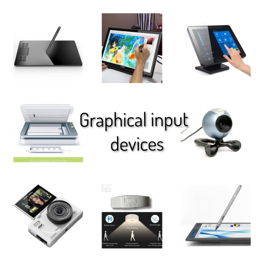 Graphical input devices Graphical input devices